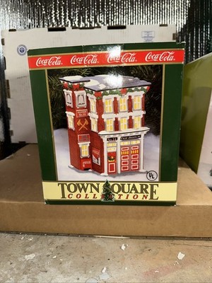 Coke Coca-Cola Town Square Collection Fire Station #14 Firehouse Building NOS