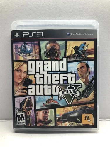 Sony PlayStation 3 PS3 - Grand Theft Auto V 5 GTA V - Complete w/ Manual & Map