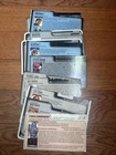 Lot of 21 Vintage cut GI Joe Cut cardbacks (see photos various characters )