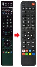 Telecomando adatto per SHARP LC-46LE831E | LC-46LE831S | LC-52LE830E