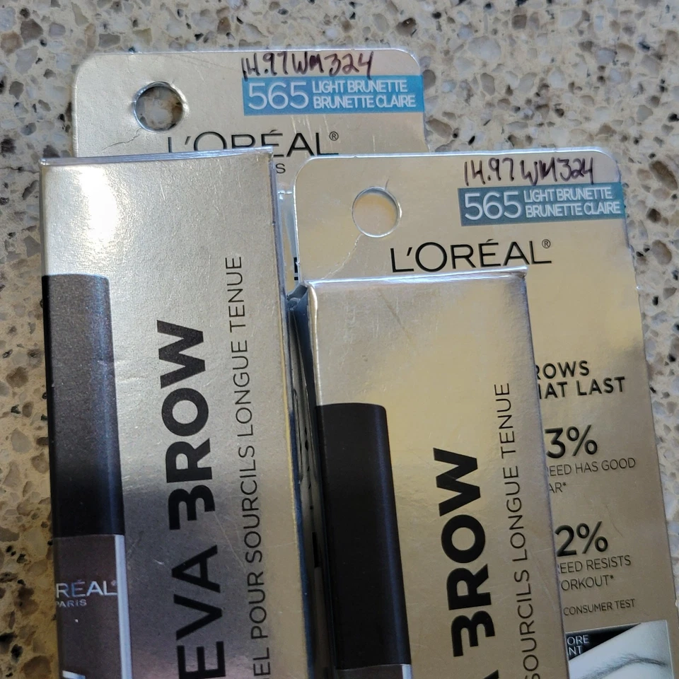 2 L'Oréal Unbelieva-Brow Waterproof Brow Gel LIGHT BRUNETTE #565 0.15 oz✨️NEW - Image 2 of 4