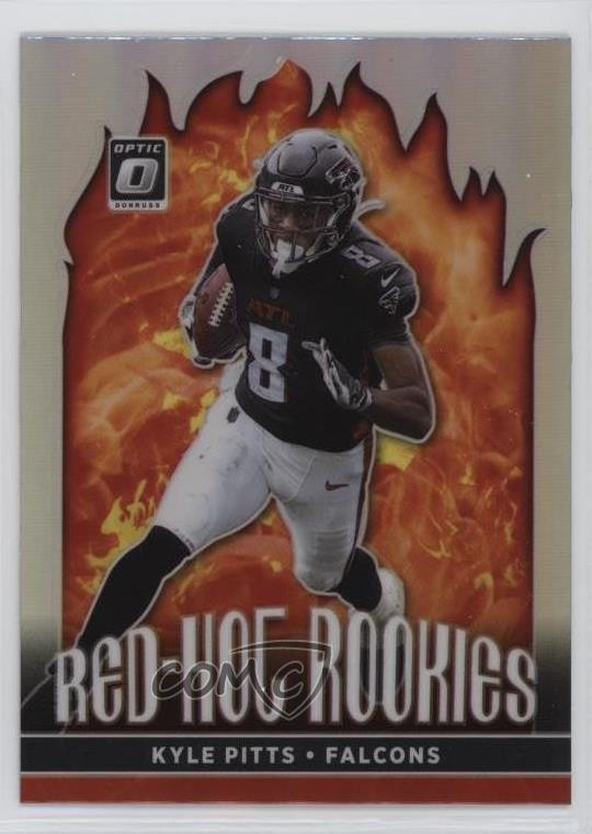 2021 Panini Donruss Optic Red Hot Rookies Kyle Pitts #RHR-6 1my2