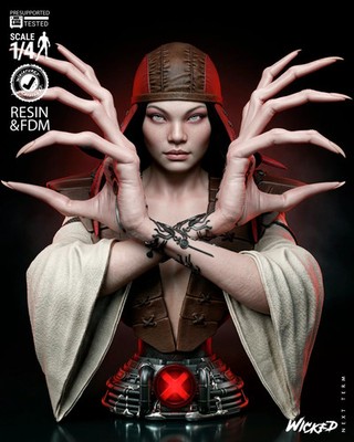 STL File | Lady Deathstrike Portrait Bust | DIGITAL DOWNLOAD