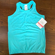 Athleta Girl Power Up Tank Girls Teal BRAND NEW W TAGS Girls Size L/12