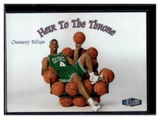 1997-98 Fleer Ultra Heir to the Throne #3HT Chauncey Billups RC Boston Celtics