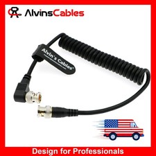 BNC Male RG179 Flex Straight to Right Angle Blackmagic for BMCC Video Camera