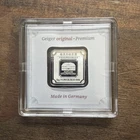 Geiger Edelmetalle  5 gram .999 Fine Silver Bar in Assay Sealed