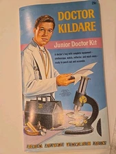 Doctor Kildare Junior  Doctor Kit Golden Press Funtime Punchout Book #GF207 1962