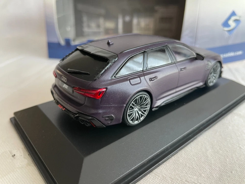 Audi A6 RS6 ABT-R C8 break avant 2022 merlin purple matt - 1/43 Solido - Photo 4/4
