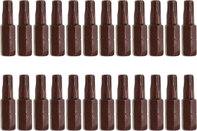 24PCS T27 Torx Bit Set 6-Point Magnetic Security Bits 1/4'' Hex Impact Driver