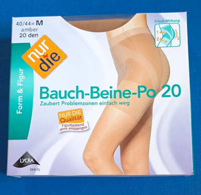 nur die Bauch-Beine-Po 20 DEN Damen Strumpfhose Bauchweg Amber Gr. M(40/44)