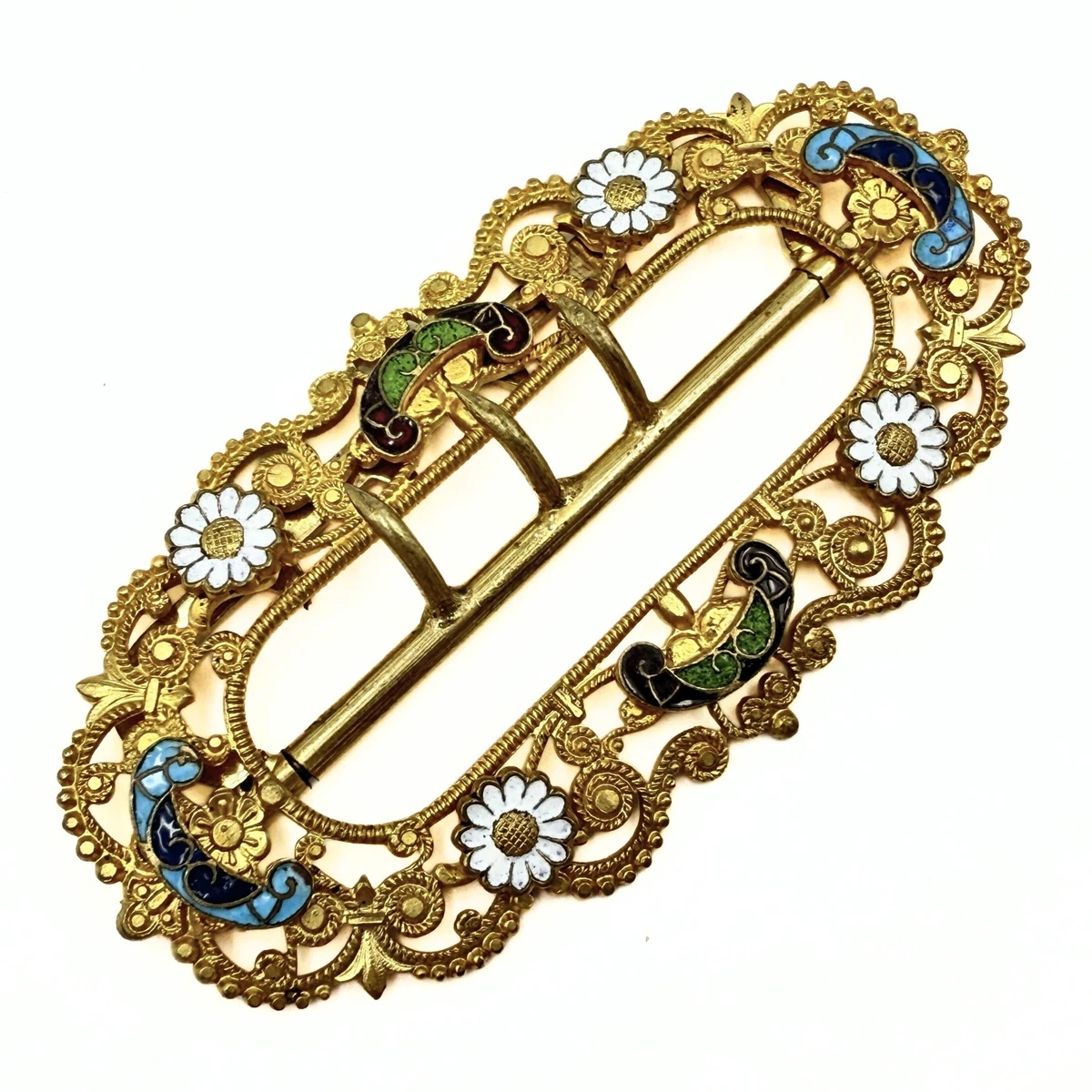 Gold Victorian Metal Vintage Belt Buckles for sale | eBay display picture 1
