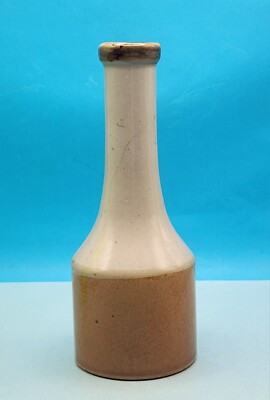 Vandor Imports, Vtg. Farmhouse Ceramic Brown/Gray Small Vase