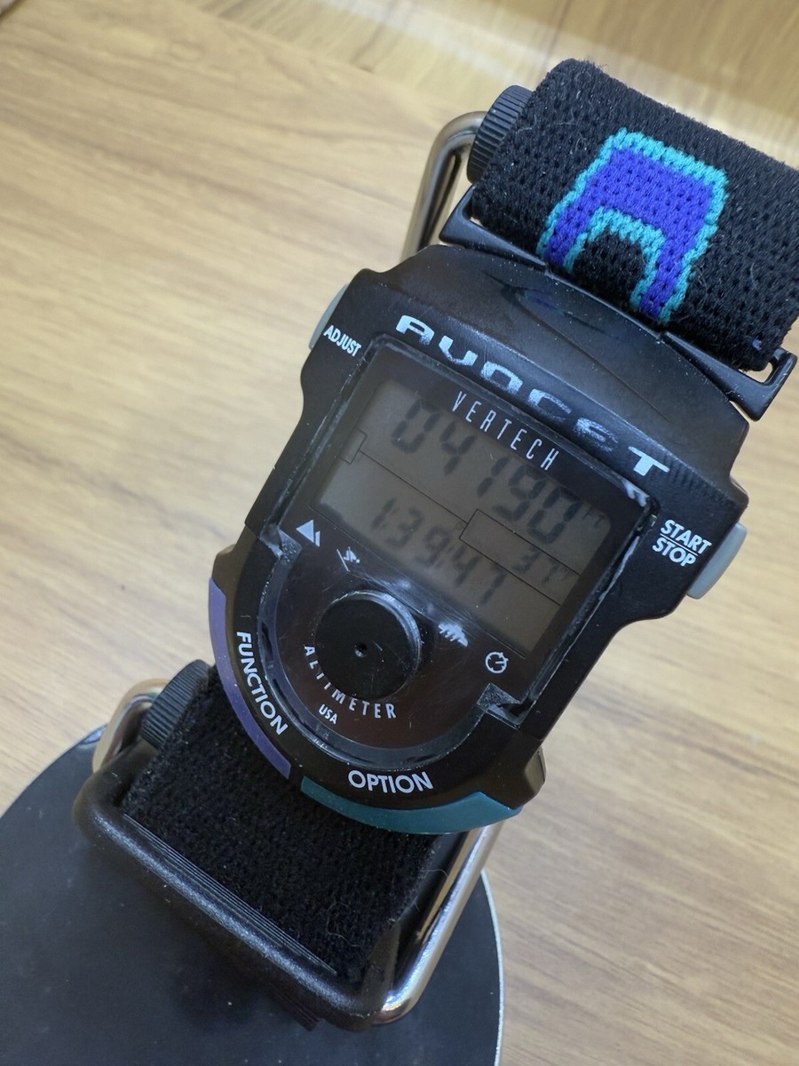 AVOCET VERTECH SKI（アボセット　バーテック　スキー） Rare Working Avocet Vertech Pilot Altimeter USA Watch for