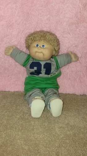Cabbage Patch Kid Ok Factory HM #8 Wheat Loop Hair Boy Blue Eyes CPK