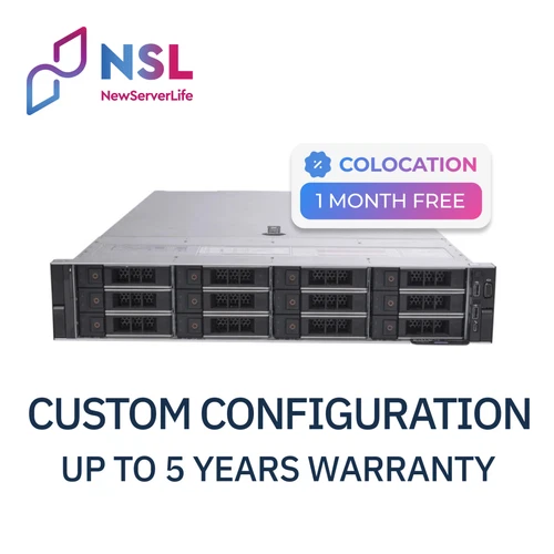 DELL R740xd 12LFF Server 2x Gold 6150 2.7GHz =36 Cores 128GB H730p 4xRJ45