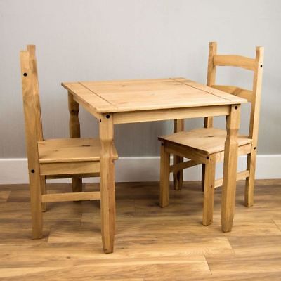 Chairs Set Kitchen Room Rustic Pine, Small Pine Dining Room Table And Chairs