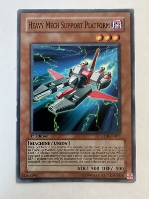 Heavy Mech Support Platform SD10-EN011 Yu-Gi-Oh! Card Light Play 1st Edition