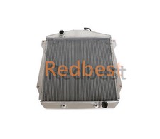 3 Row Aluminum Radiator For 43-48 Chevy Fleetline Dj Dp Bn Fleetmaster 3.5l 3.8l