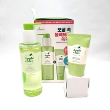 NEW Ariul Apple Cider Deep Cleansing Oil + pH Balancing Foam Korean Skin Care