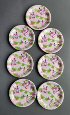 Lolita Plates Melamine Appetizer Wine Tasting Grapes Set of 7