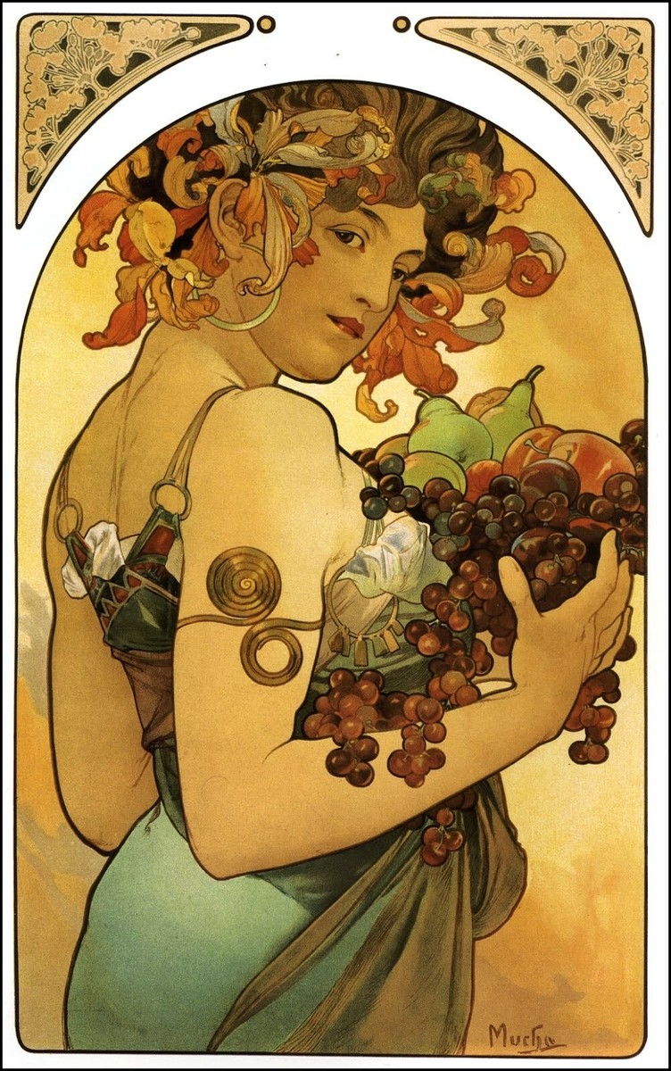[画集] ALPHONSE MUCHA Precious Stones and Flowers : Alphonse Mucha : Archival
