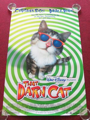 THAT DARN CAT US ONE SHEET ROLLED POSTER CHRISTINA RICCI DEAN JONES 1997