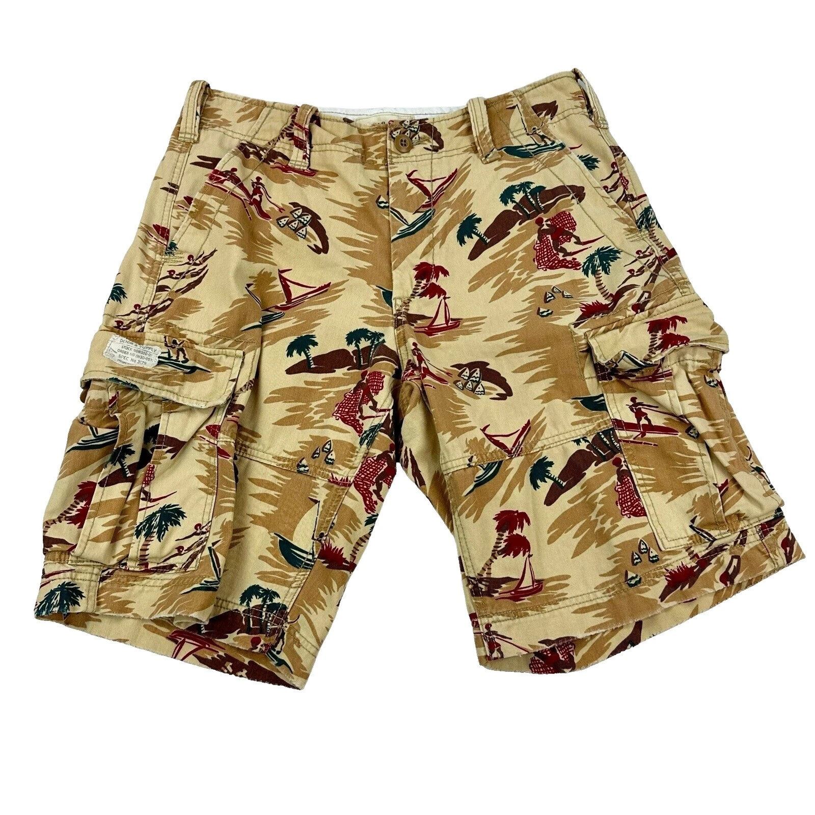 Denim & Supply Ralph Lauren Cotton Cargo Shorts for Men