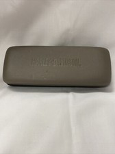 Harley Davidson Pewter  Black Clam Shell Eyeglasses or Sunglasses Case