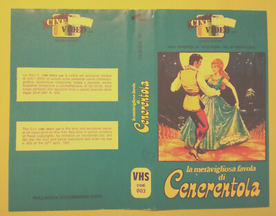 Solo Copertina Fascetta La Meravigliosa Favola Di Cenerentola No Vhs Dvd Cd Lp Ebay