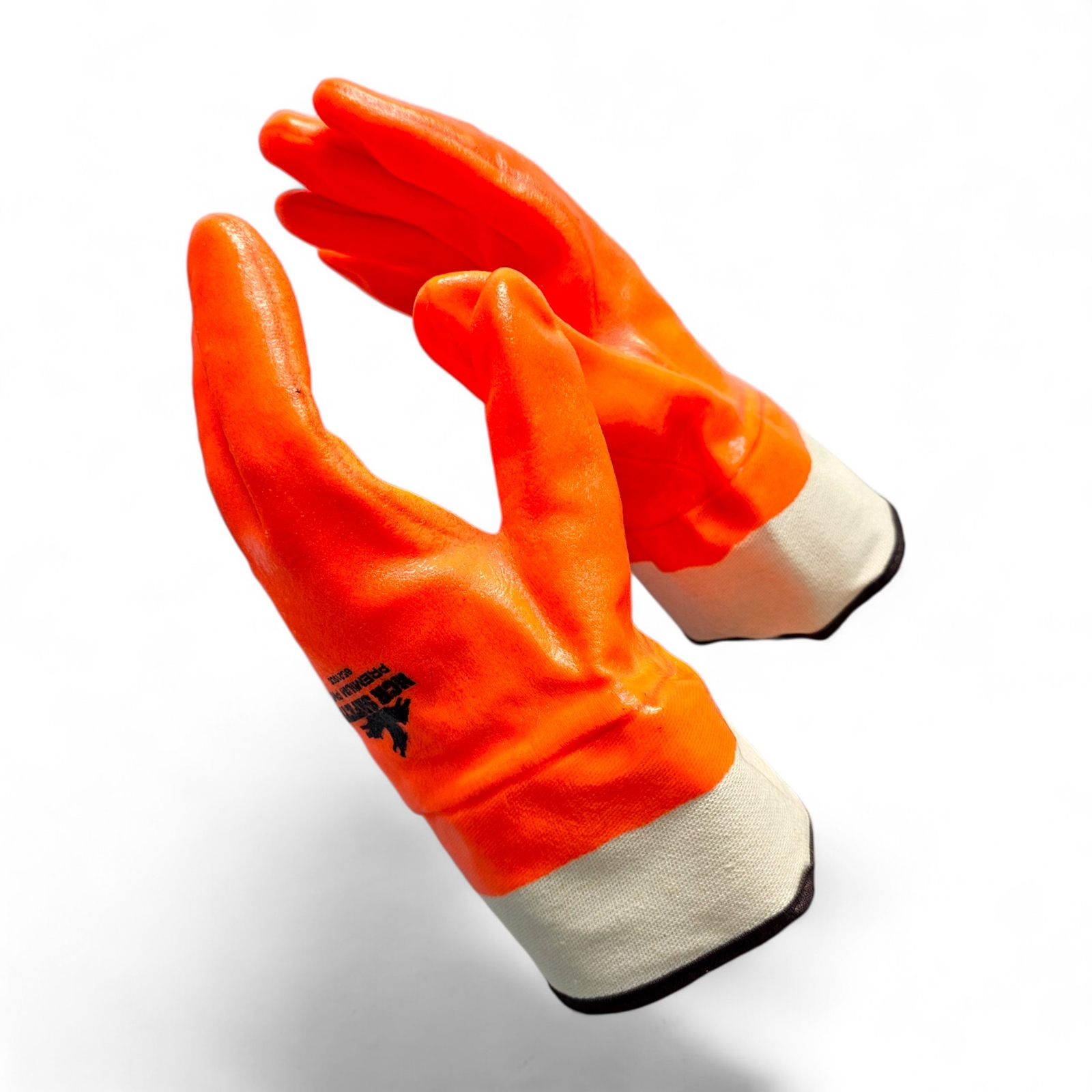 MCR 6521SCO PVC Coated Insulated Gloves Double Dipped Hi-Vis Orange (1-Pair)