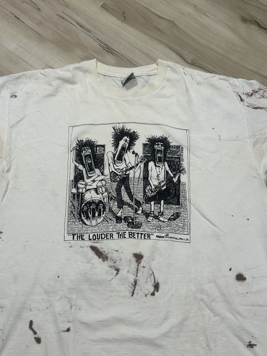 Vintage Distressed Bad Bob 90's Art Tshirt Screaming Man Ltd