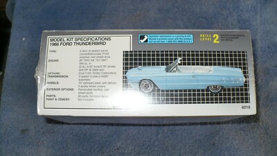 1966 thunderbird AMT ERTL 1:25 scale model kit | eBay