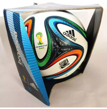 ADIDAS BRAZUCA 2014 FIFA WORLD CUP BRAZIL OFFICIAL SOCCER MATCH BALL SIZE 5