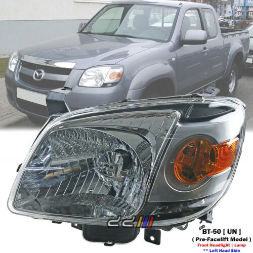 Front Left LHS Headlight Lamp For Mazda BT-50 BT50 UN DX SDX 3.0L 2006-2008 - Picture 1 of 5