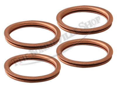 Triumph 500 1971-74 650 1971-72 Rocker Box Valve Inspection Copper Crush Wash...