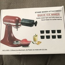 8 Molds Shave Ice Attachment for KitchenAid S...