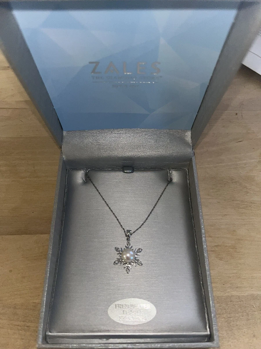Zales clearance snowflake necklace