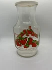Vintage Strawberry Shortcake Anchor Hocking Chiller Carafe Pitcher Decanter Lid