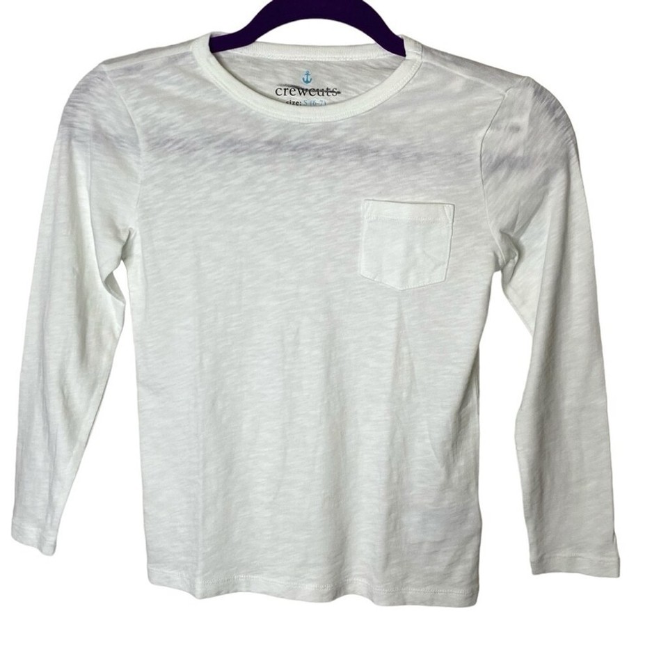 T-shirt Manches Longues Floral Crewcuts Pour Fille Taille 12 - Beige - Neuf Sans étiquettes