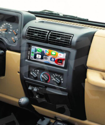 2+32GB For Jeep Wrangler 1997-2002 Apple Carplay Car Radio Android 13 GPS Player