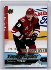 2016-17 Upper Deck UD Exclusives Christian Dvorak RC /100 Montreal Canadiens