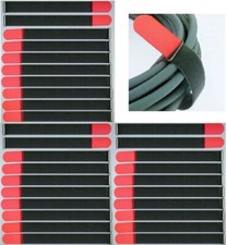 30 x Cable Hook and Loop 400 x 40mm Red FK Hook and Loop Tape Cable Ties Hook and Loop Straps