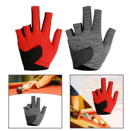 Separate Fingerhandschuhe linke Hand drinnen Spiel Billard Fitness - Bild 1 von 15