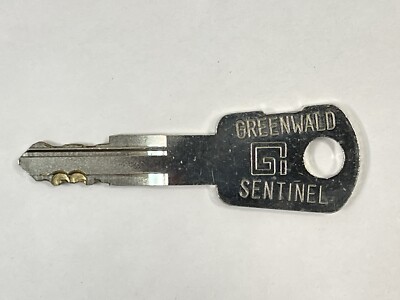GI GREENWALD SENTINEL G2589 KEY  Vending Laundry Machine cabinet coin box