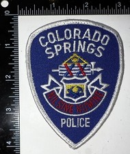 VINTAGE OBSOLETE Colorado Springs CO Police Patch