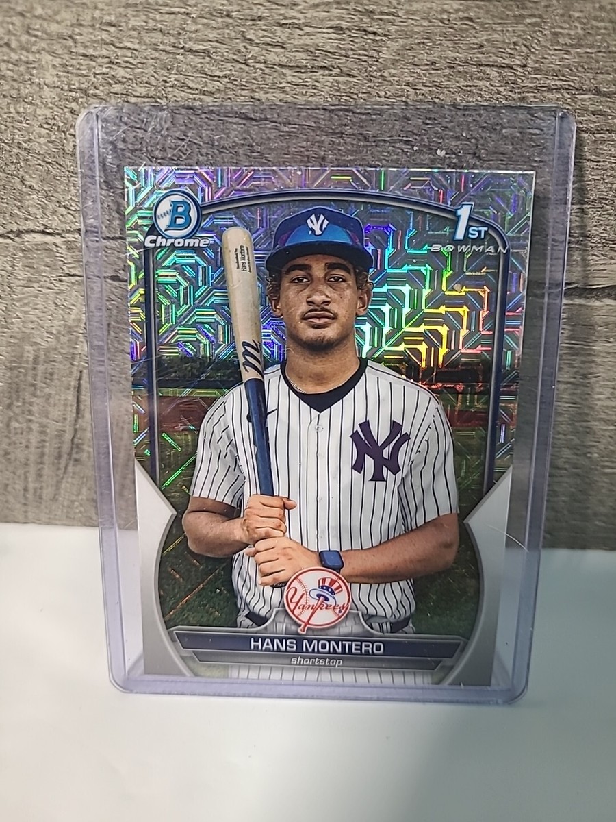 Hans Montero 1st Mojo Refractor 2023 Bowman Chrome #BCP-173 New