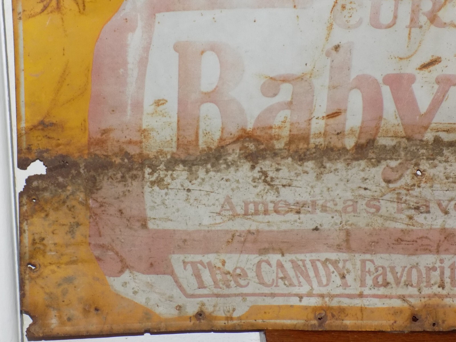 Vintage Curtiss Baby Ruth 5 Cent Candy Metal Advertising Sign | eBay