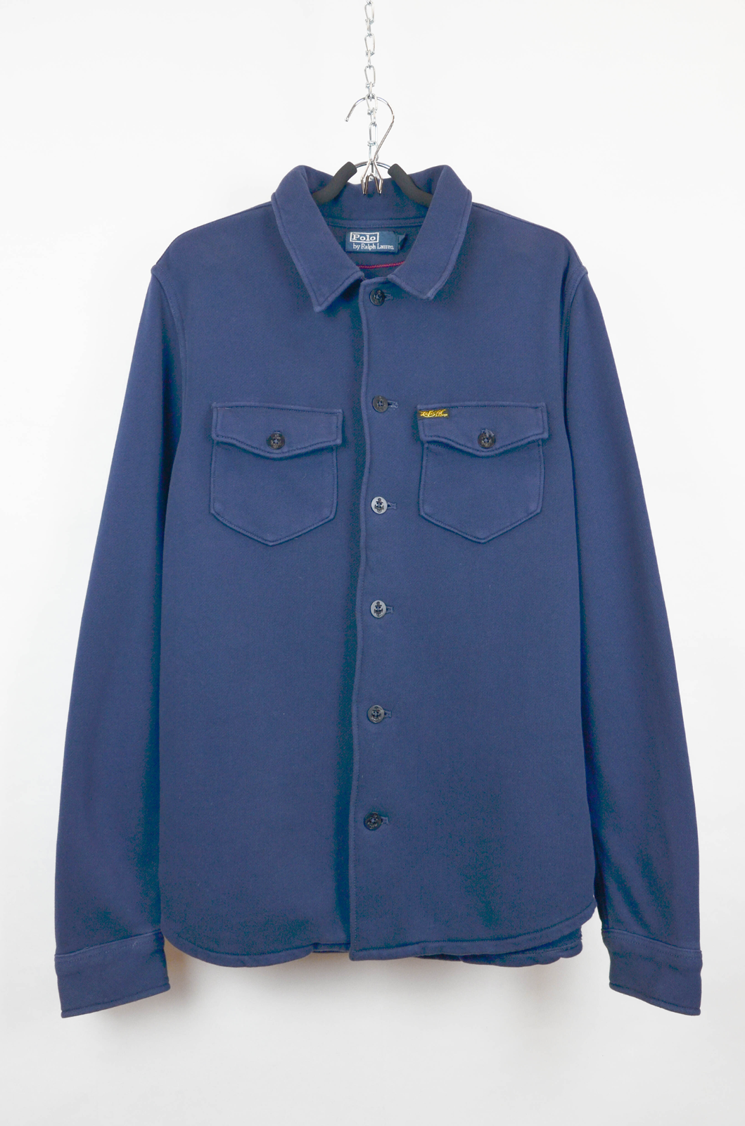 SAINT LAURENT Giacca Polo Ralph Lauren stile camicia CPO blu taglia M