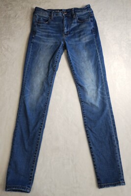 American Eagle Outfitters Skinny Stretch Jeans Womens Size 4 Regular Mid Rise